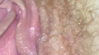 Glance at this golden pussy, look at the pinkish clit